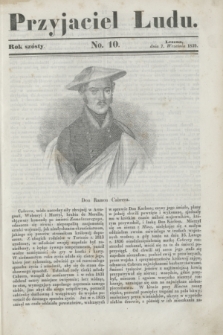 Przyjaciel Ludu. R.6, [T.1], No. 10 (7 września 1839)