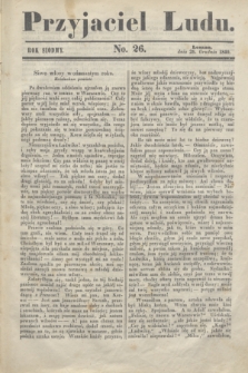 Przyjaciel Ludu. R.7, [T.1], No. 26 (26 grudnia 1840)