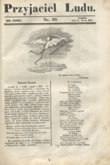 Przyjaciel Ludu. R.7, [T.2], No. 39 (27 marca 1841)