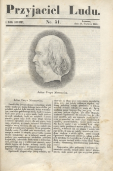 Przyjaciel Ludu. R.7, [T.2], No. 51 (19 czerwca 1841)