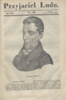 Przyjaciel Ludu. R.8, [T.1], No. 10 (4 września 1841)