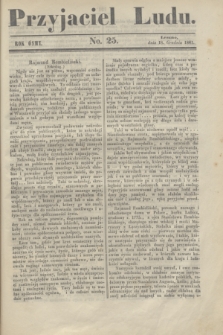 Przyjaciel Ludu. R.8, [T.1], No. 25 (18 grudnia 1841)