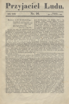 Przyjaciel Ludu. R.8, [T.1], No. 26 (25 grudnia 1841)