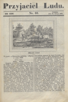 Przyjaciel Ludu. R.8, [T.2], No. 33 (12 lutego 1842)