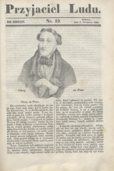 Przyjaciel Ludu. R.9, [T.1], No. 19 (5 listopada 1842)