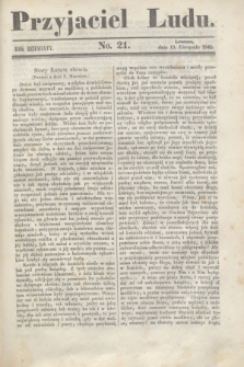 Przyjaciel Ludu. R.9, [T.1], No. 21 (19 listopada 1842)