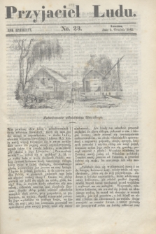 Przyjaciel Ludu. R.9, [T.1], No. 23 (3 grudnia 1842)