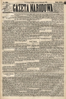 Gazeta Narodowa. 1883, nr 234