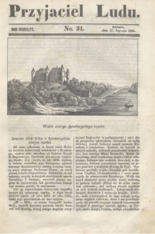 Przyjaciel Ludu. R.10, [T.2], No. 31 (27 stycznia 1844)