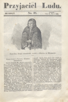 Przyjaciel Ludu. R.10, [T.2], No. 38 (16 marca 1844)