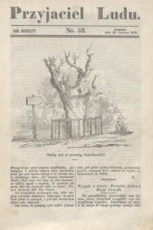 Przyjaciel Ludu. R.10, [T.2], No. 52 (22 czerwca 1844)