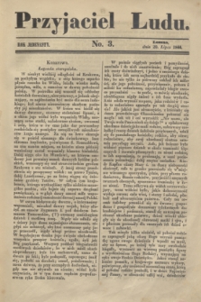 Przyjaciel Ludu. R.11, [T.1], No. 3 (20 lipca 1844)