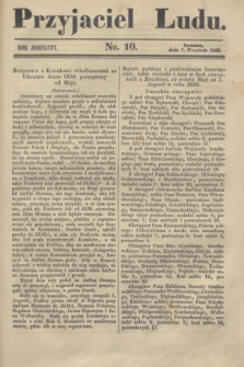 Przyjaciel Ludu. R.11, [T.1], No. 10 (7 września 1844)