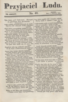 Przyjaciel Ludu. R.11, [T.2], No. 40 (5 kwietnia 1845)