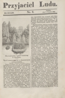 Przyjaciel Ludu. R.12, No. 6 (9 sierpnia 1845)