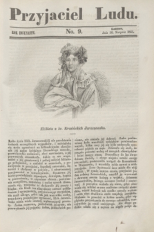 Przyjaciel Ludu. R.12, No. 9 (30 sierpnia 1845)