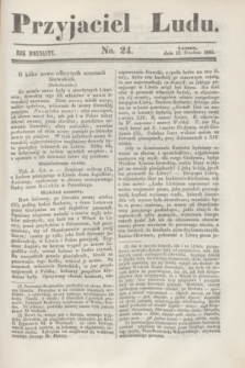 Przyjaciel Ludu. R.12, No. 24 (13 grudnia 1845)