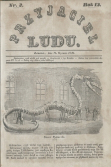 Przyjaciel Ludu. R.13, [T.1], Nr. 2 (10 stycznia 1846)