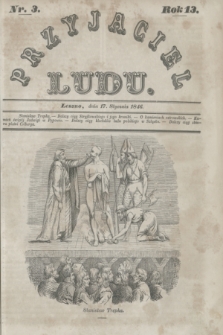 Przyjaciel Ludu. R.13, [T.1], Nr. 3 (17 stycznia 1846)