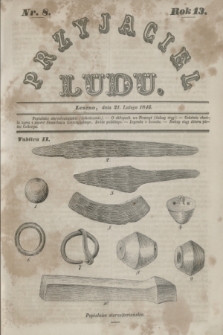 Przyjaciel Ludu. R.13, [T.1], Nr. 8 (21 lutego 1846)