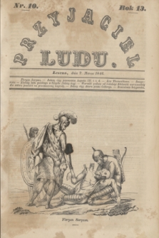 Przyjaciel Ludu. R.13, [T.1], Nr. 10 (7 marca 1846)