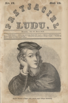 Przyjaciel Ludu. R.13, [T.1], Nr. 11 (14 marca 1846)