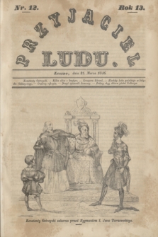 Przyjaciel Ludu. R.13, [T.1], Nr. 12 (21 marca 1846)