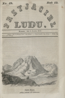 Przyjaciel Ludu. R.13, [T.2], Nr. 49 (5 grudnia 1846)
