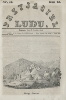 Przyjaciel Ludu. R.13, [T.2], Nr. 51 (19 grudnia 1846)