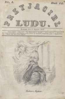 Przyjaciel Ludu. R.14, [T.1], Nr. 1 (2 stycznia 1847)