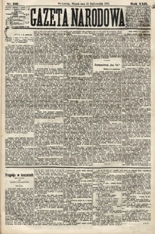 Gazeta Narodowa. 1883, nr 241