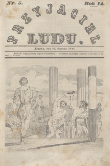 Przyjaciel Ludu. R.14, [T.1], Nr. 5 (30 stycznia 1847)