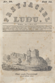 Przyjaciel Ludu. R.14, [T.1], Nr. 10 (6 marca 1847)