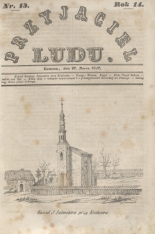 Przyjaciel Ludu. R.14, [T.1], Nr. 13 (27 marca 1847)
