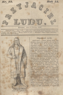 Przyjaciel Ludu. R.14, [T.1], Nr. 23 (5 czerwca 1847)