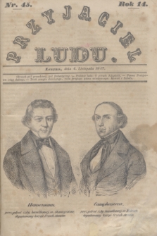 Przyjaciel Ludu. R.14, [T.2], Nr. 45 (6 listopada 1847)