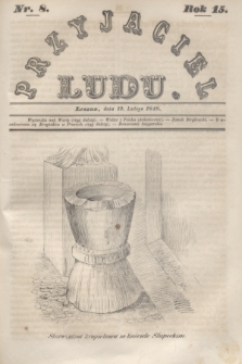 Przyjaciel Ludu. R.15, [T.1], Nr. 8 (19 lutego 1848)