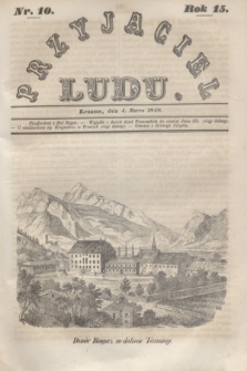Przyjaciel Ludu. R.15, [T.1], Nr. 10 (4 marca 1848)