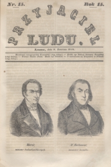 Przyjaciel Ludu. R.15, [T.1], Nr. 15 (8 kwietnia 1848)