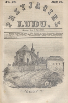 Przyjaciel Ludu. R.15, [T.2], Nr. 28 (8 lipca 1848)