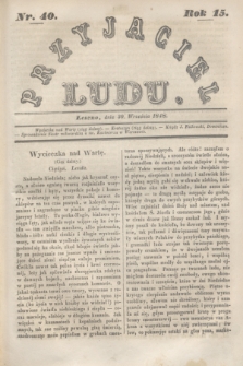 Przyjaciel Ludu. R.15, [T.2], Nr. 40 (30 września 1848)