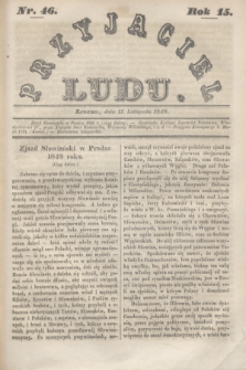 Przyjaciel Ludu. R.15, [T.2], Nr. 46 (11 listopada 1848)
