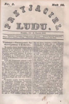 Przyjaciel Ludu. R.16, [T.1], Nr. 2 (13 stycznia 1849)