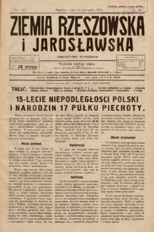 Ziemia Rzeszowska i Jarosławska : czasopismo narodowe. 1933, nr 46