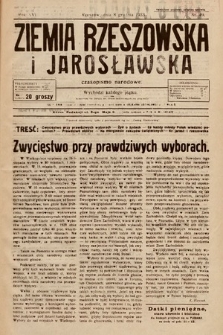Ziemia Rzeszowska i Jarosławska : czasopismo narodowe. 1933, nr 49