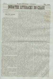 Dodatek Literacki do Czasu. 1850, № 6 (28 lutego)