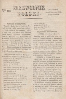 Przewodnik Polski. 1829, Ner 106 (20 kwietnia)