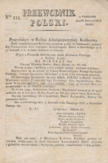 Przewodnik Polski. 1829, Ner 115 (29 kwietnia)