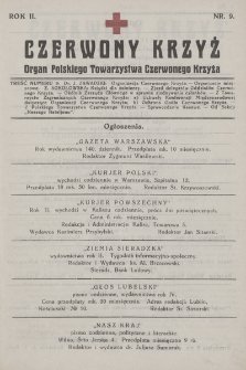 Czerwony Krzyż : organ Polskiego Towarzystwa Czerwonego Krzyża. 1920, nr 9