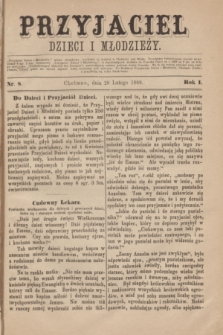 Przyjaciel Dzieci i Młodzieży : pismo obrazkowe. R.1, Nr 8 (20 lutego 1869)